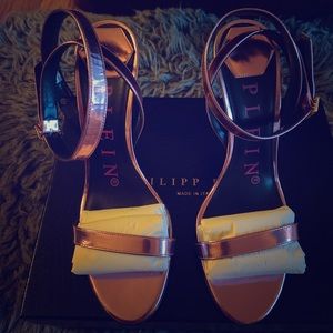 PHILIPP PLEIN SANDALS HIGH HEELS PINK PARADISE